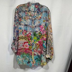 Johnny Was Stunning Summer Top